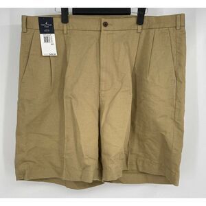 Nautica Rigger Men's Classic Fit Chino Shorts Size 40 Double Pleat NWT $49.50